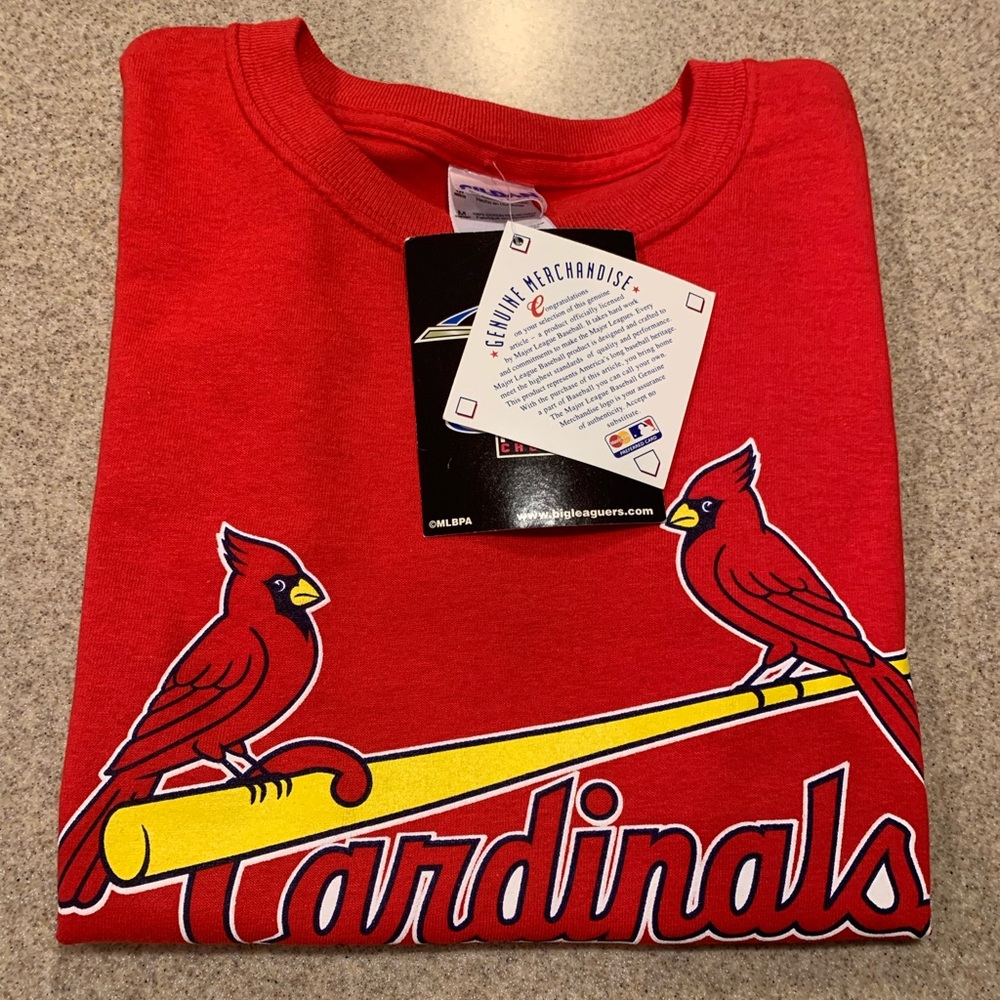 Boys Medium St. Louis Cardinals Wainwright T-Shirt with tags